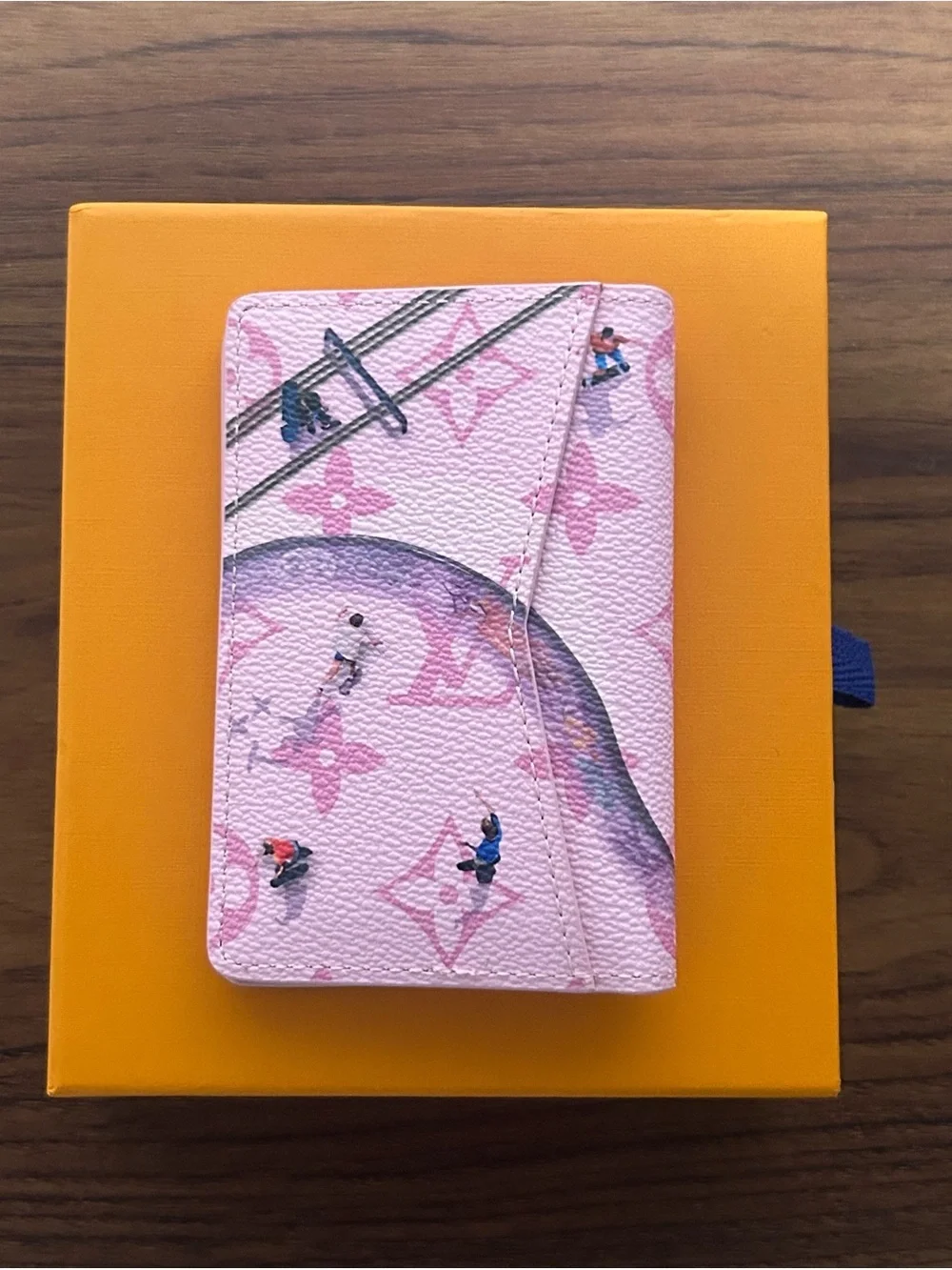 Louis Vuitton Skateboard Pink Pocket Organizer